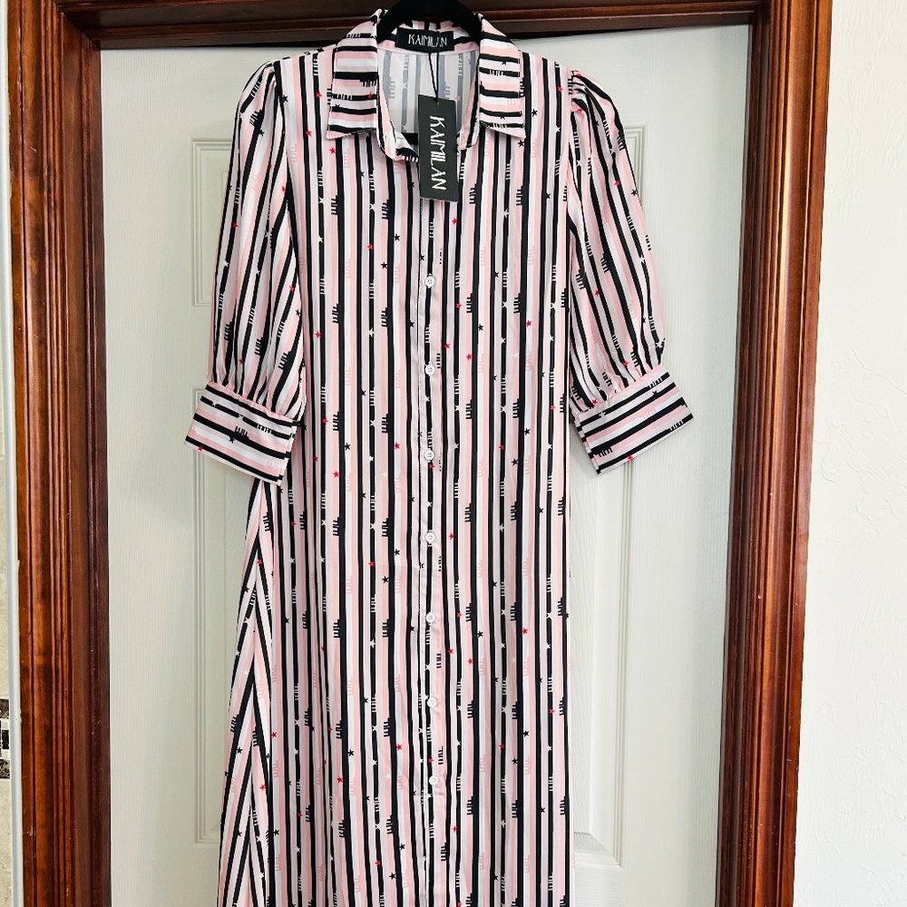 Kaimilan 3/4 Sleeve Maxi Dress